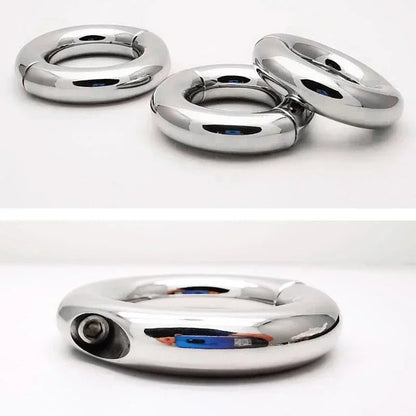 Sexy Toy Metal Color Round Glans Ring Chastity Gear Accessory
