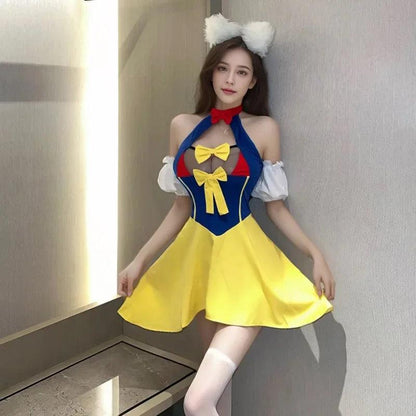 Costume de Cosplay de Lingerie Sexy Robe de Princesse Uniforme de Femme de Chambre