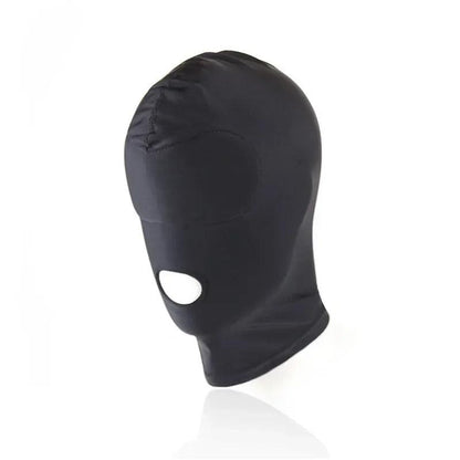 Fetish Mask Hood Sexy Toys Open Mouth Eye Bondage Mask