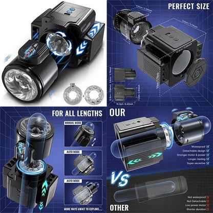 Male Automatic Pleasure Device And Vibrating Plug Stimulator for Ultimate Satisfaction