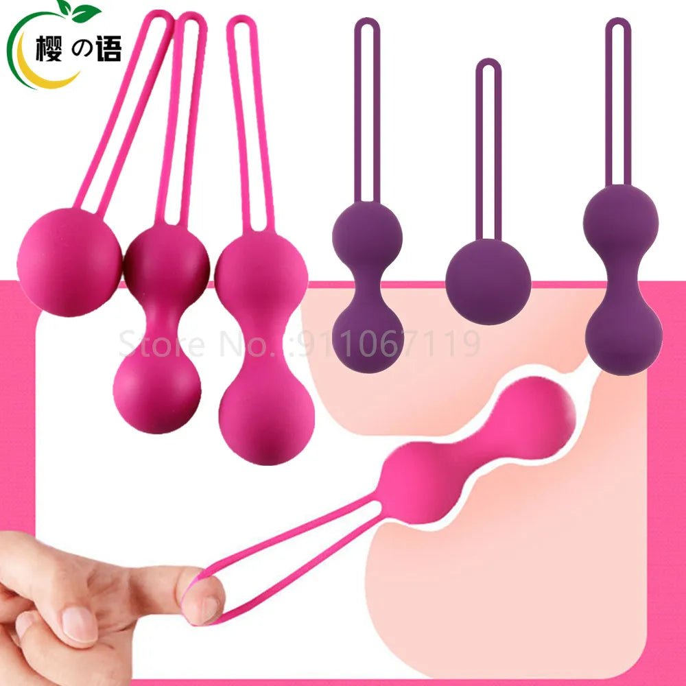 Beads Ball Toys for Women Silicone Kegel Balls for Fitness Fun
