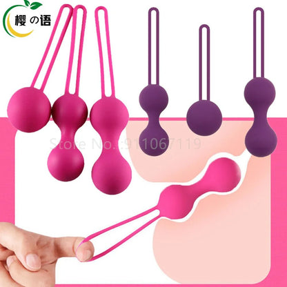 Beads Ball Toys for Women Silicone Kegel Balls for Fitness Fun