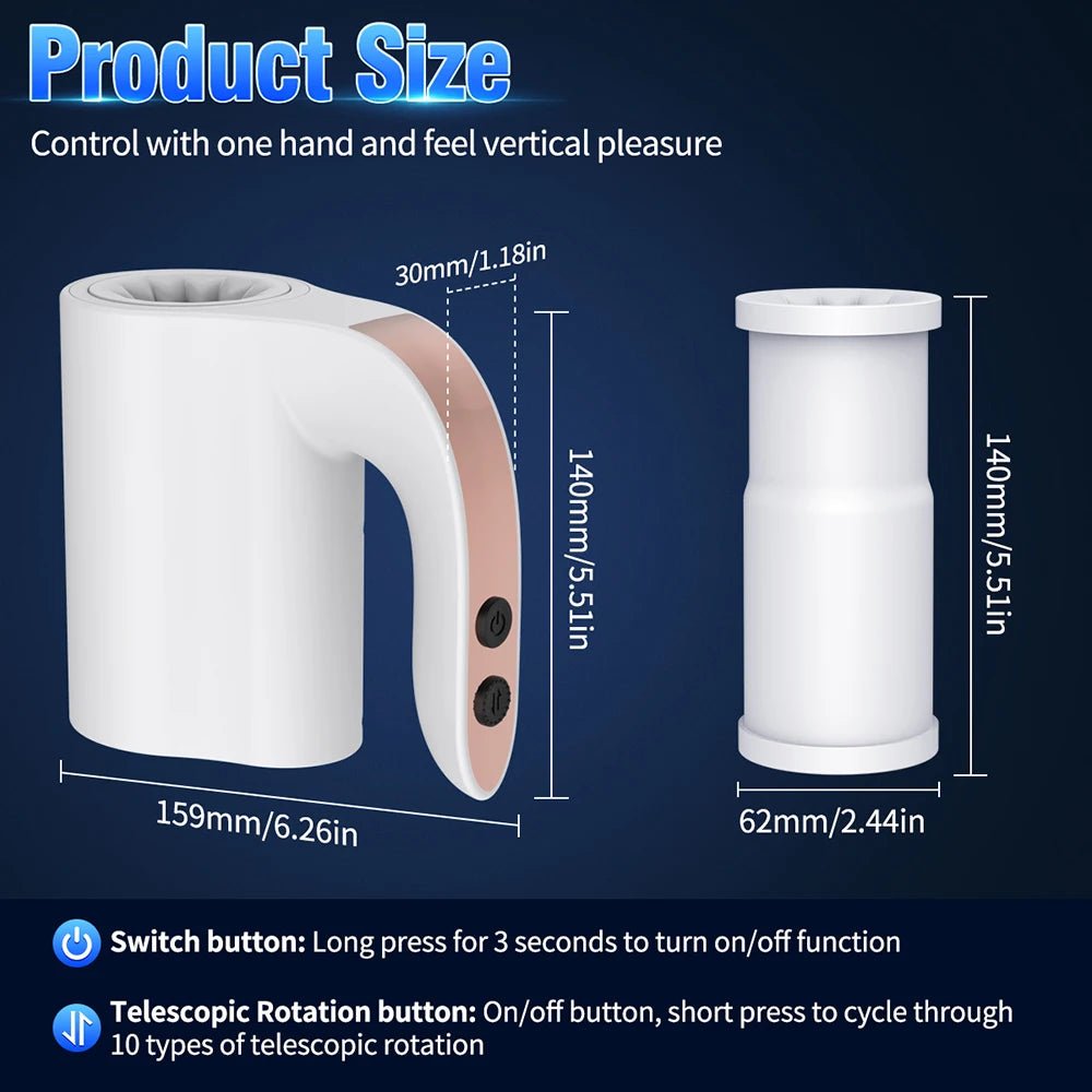 Male Cup Automatic Sucking Vibrator Moonuo Device for Pleasure