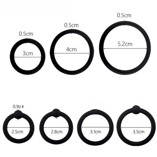 3/4PCS Ring Trainer for Delayed Performance Enhancement Men