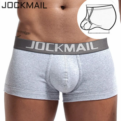 JOCKMAIL Sexy Men Underwear U Convex Support Pouch Comfort