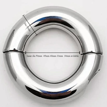 Sexy Toy Metal Color Round Glans Ring Chastity Gear Accessory