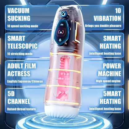 Automatic Sucking Male Vibrator Machine for Intense Pleasure