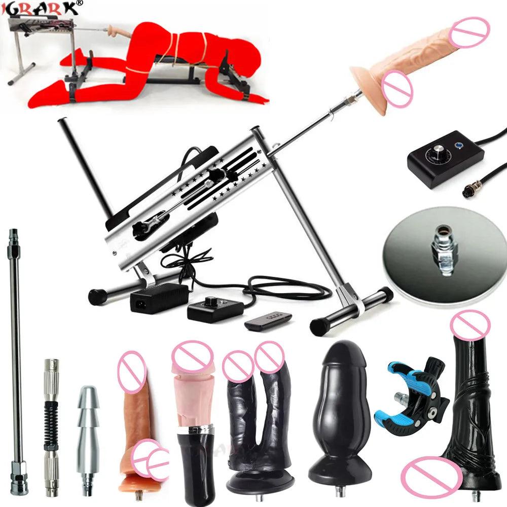 Slag 3-15 cm Automatisk Onani Dildo Sex Machine