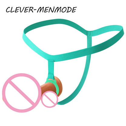 Men's Sexy Thong O-Ring Baring Lingerie T Back G String