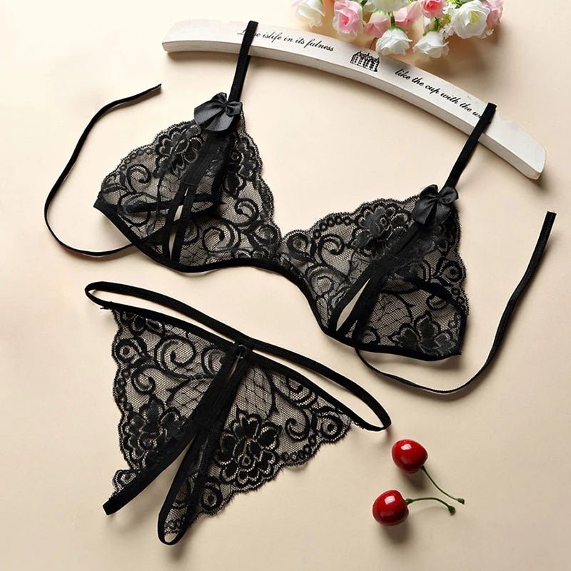 2Pcs Fashion Summer Sexy Lingerie Plus Size Sleepwear Set