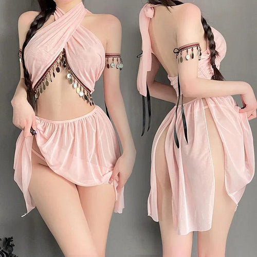 Tentation Hanfu chinoise Ancienne femme de chambre perse et égyptienne Cosplay