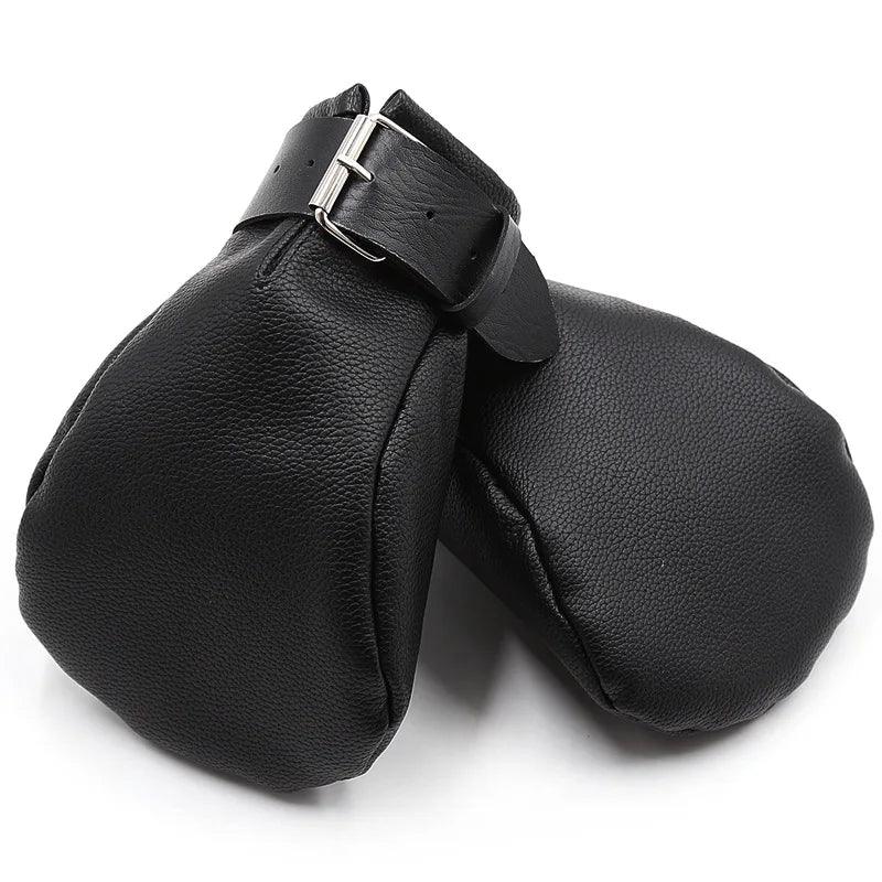 Jeu pour adultes BDSM Bondage Gant en cuir Fétiche Animal de compagnie Chien Jeu de rôle