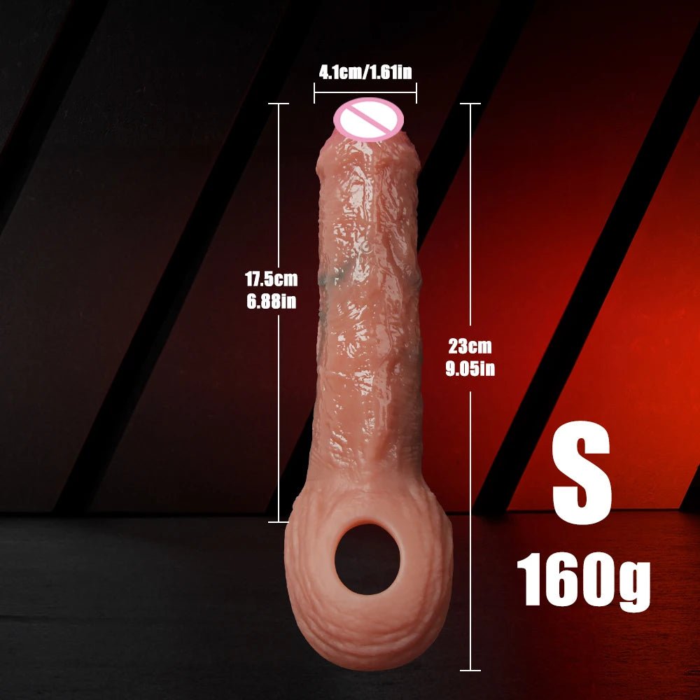 Training Sleeve Realistic Extender for Enhanced Intimacy