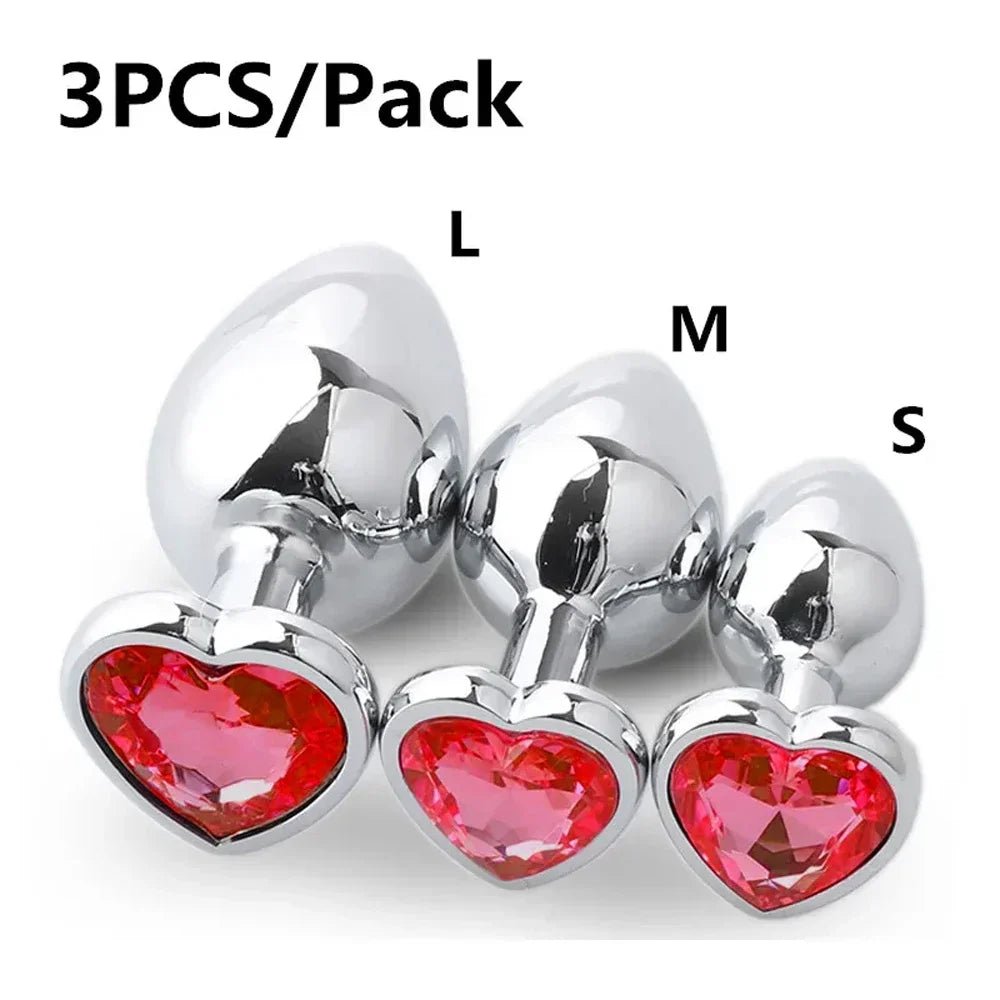 Stainless Steel Anal Plug | Crystal Anal Plug | Passionplayhousexxx