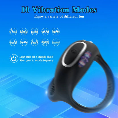 Bluetooth App Remote Control Vibrator 10 Modes for Couples
