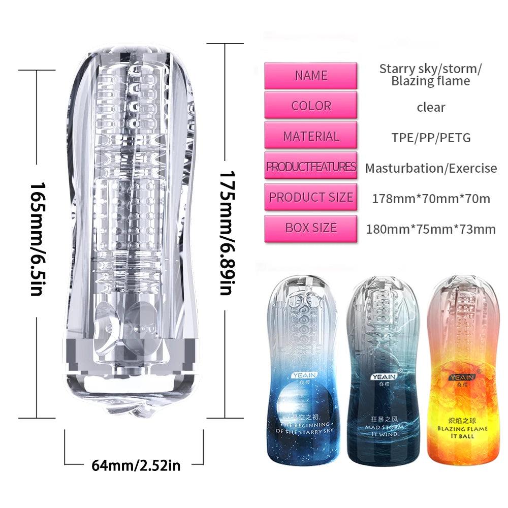 Male Pleasure Device for Ultimate Soft Texture Experience