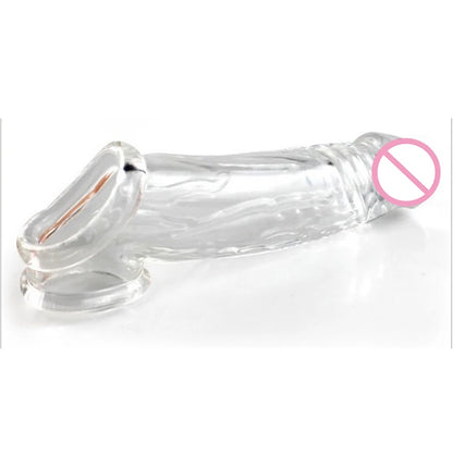 Silicone Sleeve Soft Realistic Extender for Pleasure