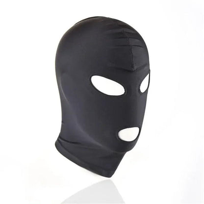 Fetish Mask Hood Sexy Toys Open Mouth Eye Bondage Mask
