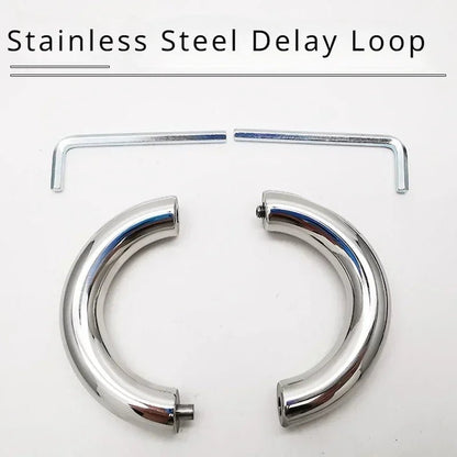 Sexy Toy Metal Color Round Glans Ring Chastity Gear Accessory