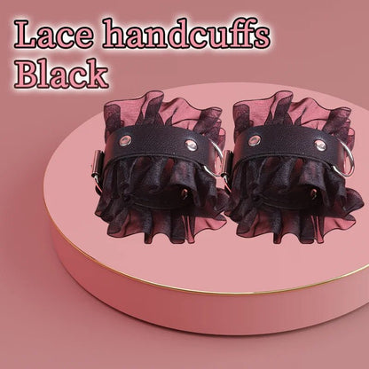 Sex Games Bondage Kits With Handcuffs Nipple Clamps Whip