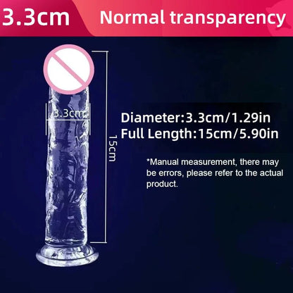 Transparent Realistic Toy Soft Crystal Jelly G Spot Delight