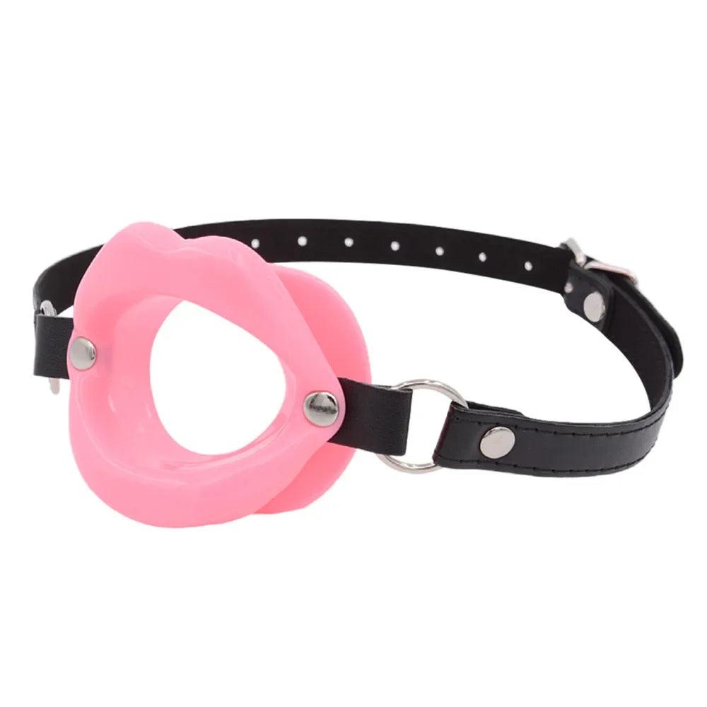 Adult Games Silicone Lips O Ring Open Mouth Gag Accessory