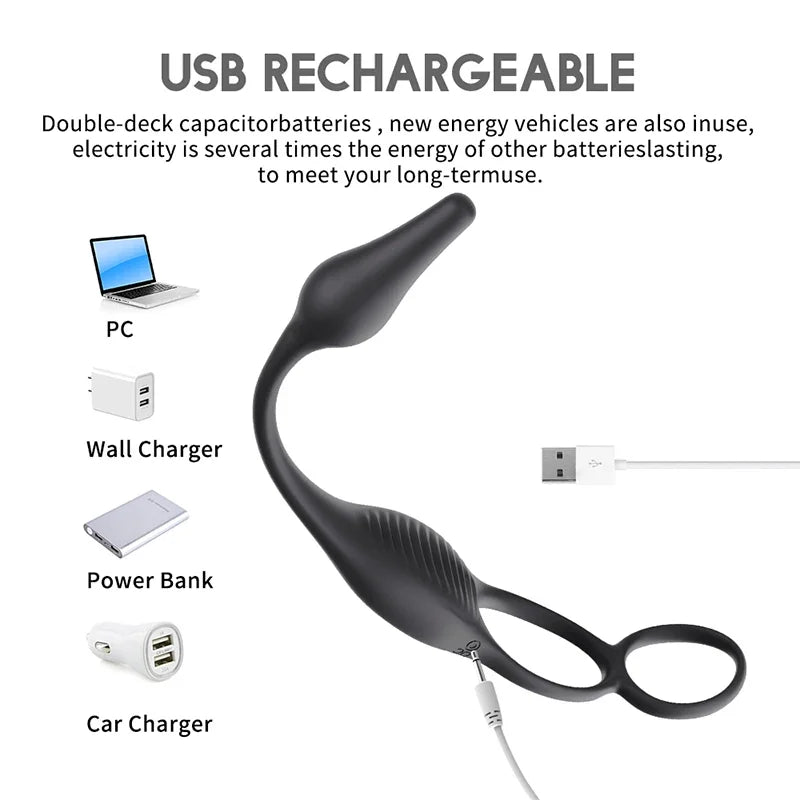 Vibrating Anal Plug | Prostate Massager Sex Toy | Passionplayhousexxx