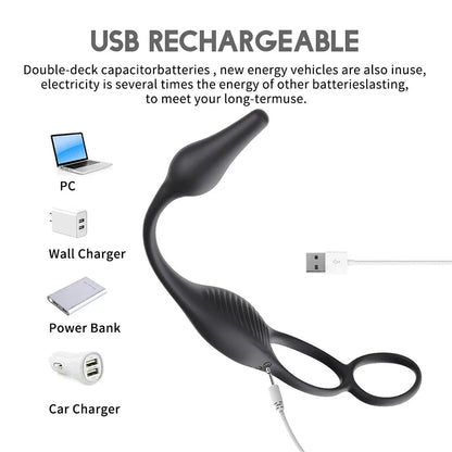 Vibrating Anal Plug | Prostate Massager Sex Toy | Passionplayhousexxx