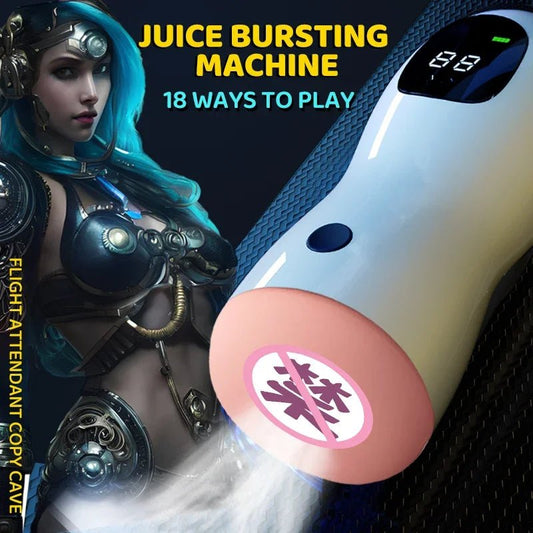 Automatic Male Cup With Powerful Vibration for Pleasure Device