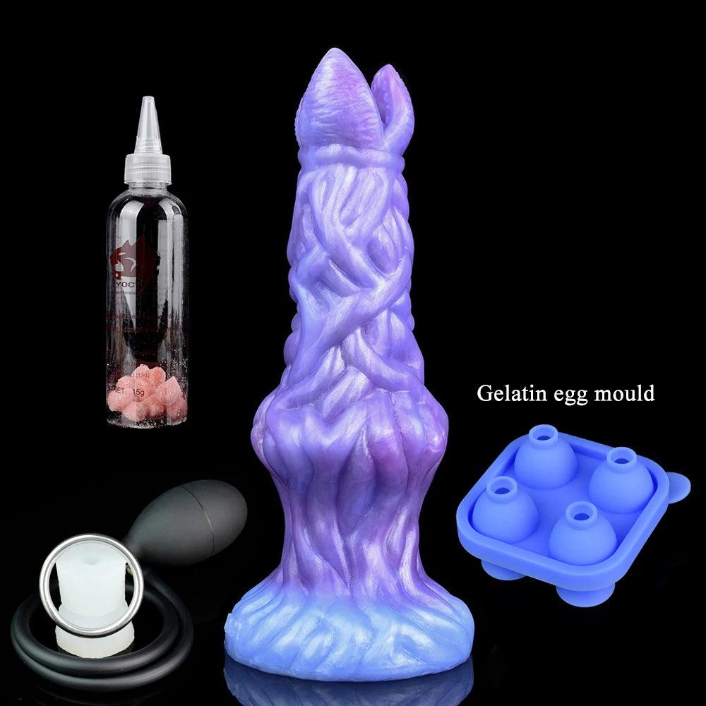 COLMISS Silikone Pneumatisk Ovipositor Dildo