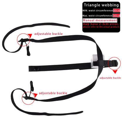 QKKQ Adjustable Belt Harness For Dildos Strap-On Toy