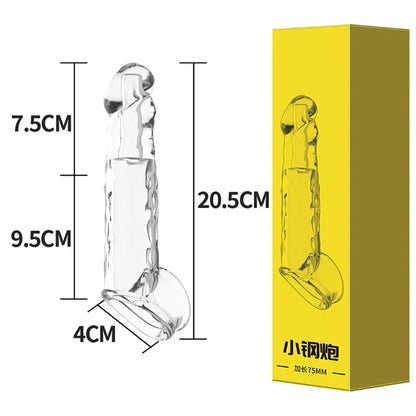 Vibrator For Men Delay Ejaculation Sleeve Extender Toy Device
