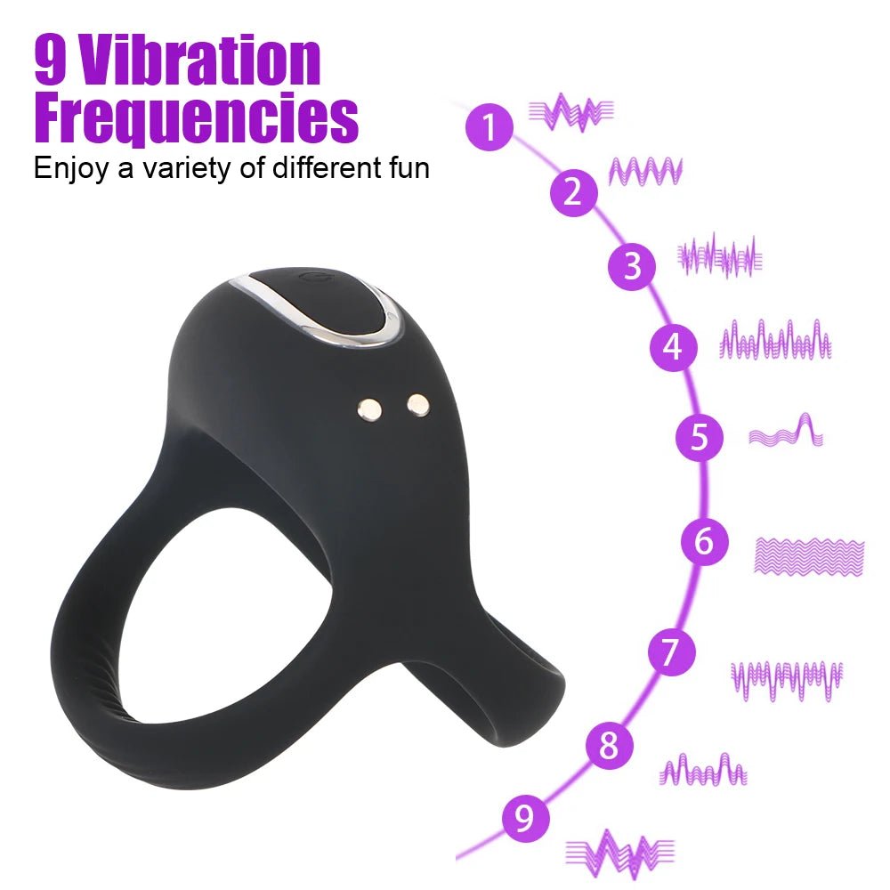 Bluetooth Ring Vibrators For Men With APP Control
