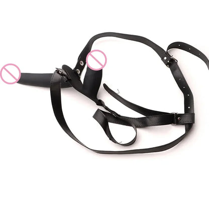 Double Ended Vibrate Strap On For Couples Fun Adventure