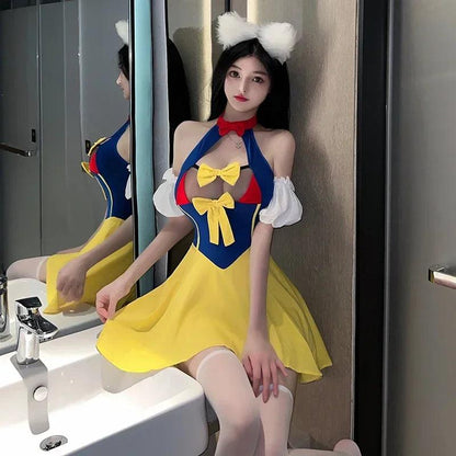 Costume de Cosplay de Lingerie Sexy Robe de Princesse Uniforme de Femme de Chambre