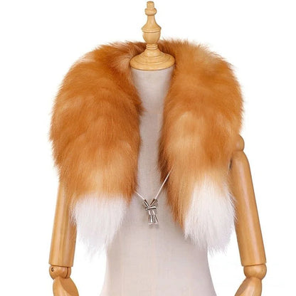 Cute Neck Collar Sex Toys Kits with Plush Fox Tail Bondage