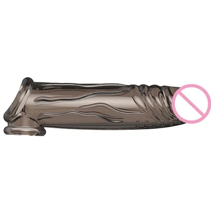 Silicone Sleeve Soft Realistic Extender for Pleasure