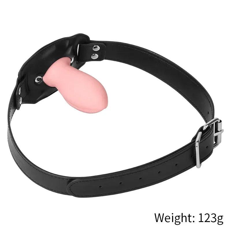 Silicone Mouth Gag Realistic Fanny Nipple Mo Toy Personal Pleasure