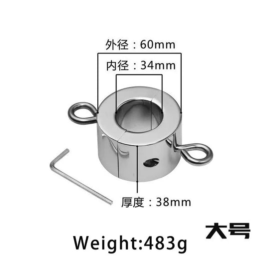 Stainless Steel Ring Enhancing Erection and Pleasure Accessory