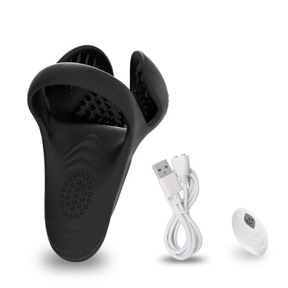 Vibrating Ring Testicle Massager Prostate Stimulator Device