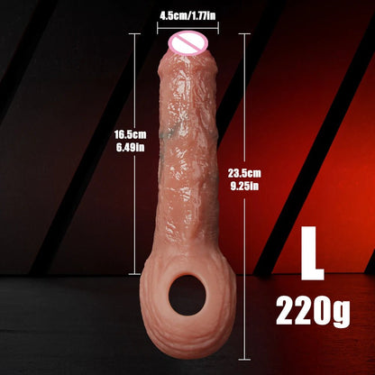 Training Sleeve Realistic Extender for Enhanced Intimacy