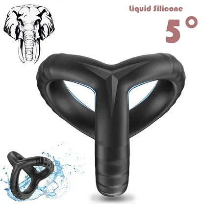 Elephant Liquid Silicon Delay Ejaculation Ring for Men