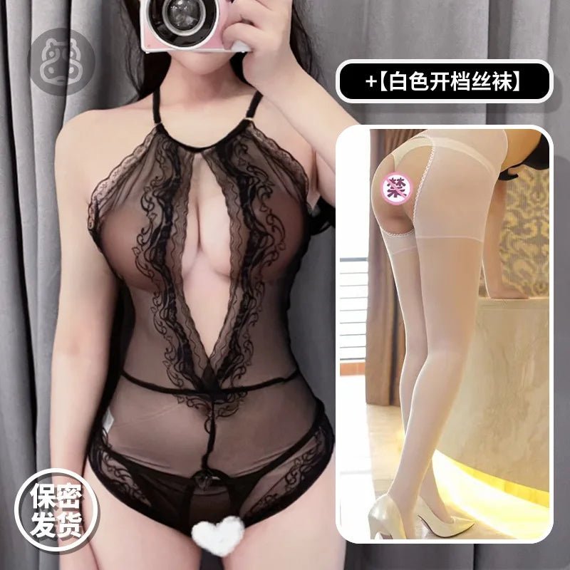 Sexy Seductive Cute Lingerie Bodysuits With Steel Support TNK8