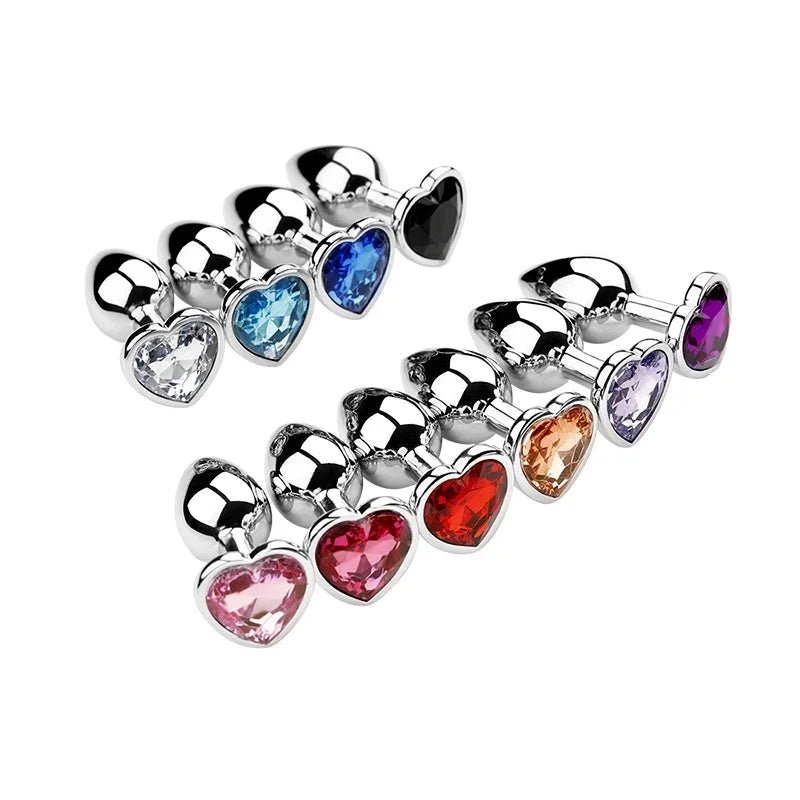 Stainless Steel Anal Plug | Crystal Anal Plug | Passionplayhousexxx