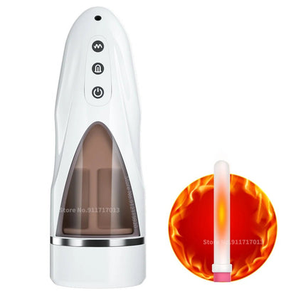 Realistic Tongue and Mouth Male Cup Vibrator for Pleasure