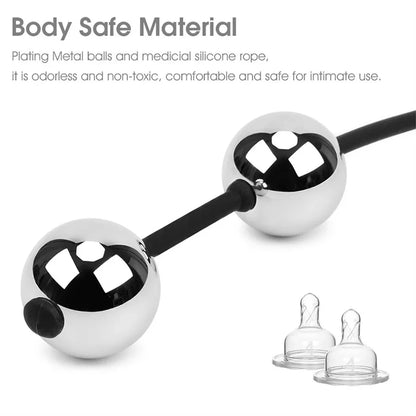 Metal Geisha Balls Kegel Balls for Women - Strengthen Pelvic Muscles