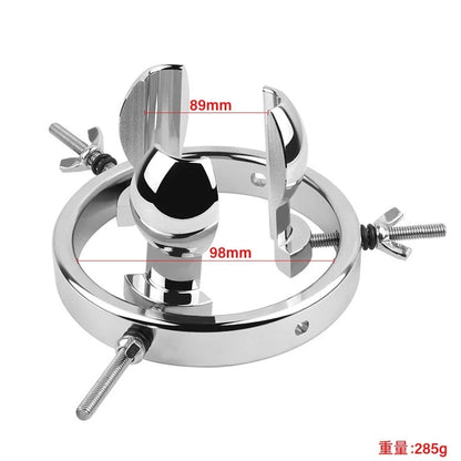 Pleasure Shop Huge Adjustable Metal Plug Toy for Pleasure
