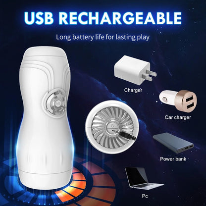 Automatic Male Vibration Oral Pleasure Machine for Men